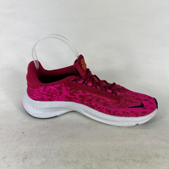 Nike SuperRep Go 3 Flyknit Next Nature Sneakers Women's 8 Pink Running Shoes - Picture 3 of 10